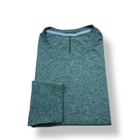 lululemon athletica Other - Lululemon Mens Long Sleeve Athletic Shirt Green Heather Size Medium
